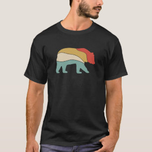 Vintager Retro-Bär für Tiere T-Shirt