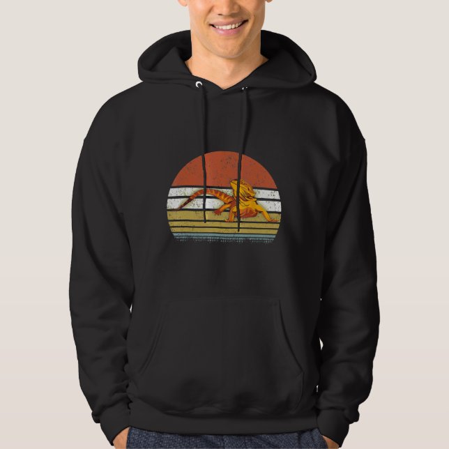 Vintager Retro-Bartentropf Hoodie (Vorderseite)