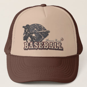 Vintager Retro Baseball-Gang durch Mudge Studios Truckerkappe