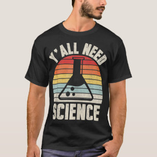 Vintager Retro-Bedarf an wissenschaftlicher Chemie T-Shirt