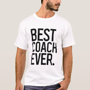 Vintager Retro Best Coach Jeden T - Shirt Sport