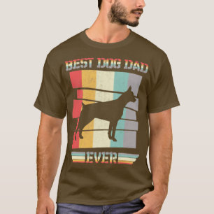 VINTAGER RETRO BEST DOG VATER JE DOBERMAN VATER D T-Shirt