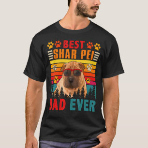 Vintager Retro Best Shar Pei Vater je Niedlicher H T-Shirt