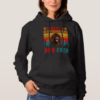 Vintager Retro Bester Neufundland-Vater je Niedlic Hoodie