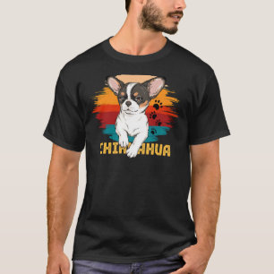 Vintager Retro Chihuahua Dog Aufwertungstag Hund T-Shirt