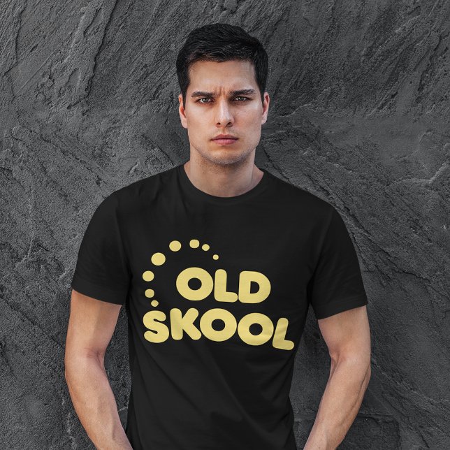 Vintager Retro der 1970er Jahre Skool Men's T-Shirt (Funny Retro Vintage 1970's Old Skool Men's T-shirt)