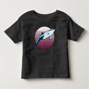 Vintager Retro-Dolphin Kleinkind T-shirt