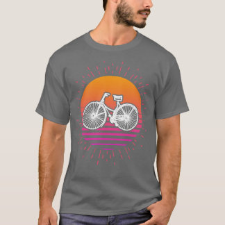 Vintager Retro-Fahrradfahrer T-Shirt