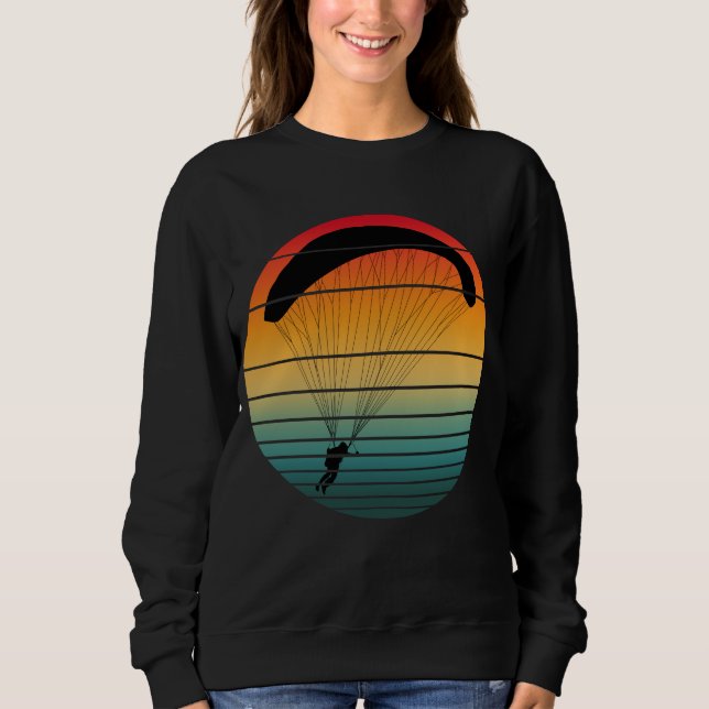Vintager Retro-Fallschirm Sweatshirt (Vorderseite)