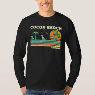Vintager Retro Familienurlaub Florida Cocoa Strand T-Shirt