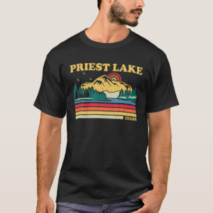 Vintager Retro Familienurlaub Idaho Priest T-Shirt