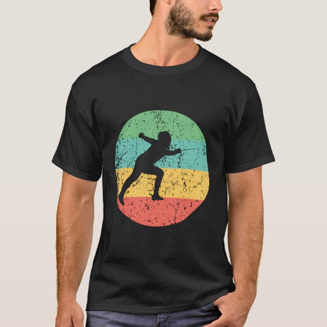 Vintager Retro-Fixierer T-Shirt (Vorderseite)