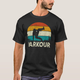 Vintager Retro Free Runner Free Running Traceur Pa T-Shirt