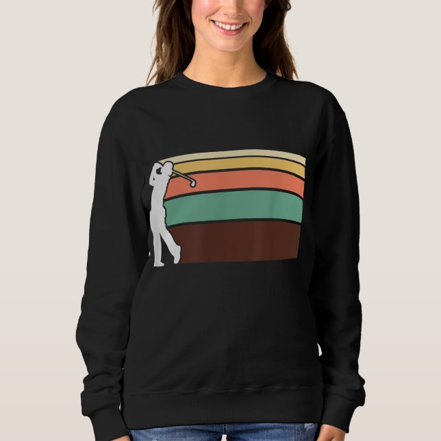 Vintager Retro-Golf Sweatshirt (Vorderseite)