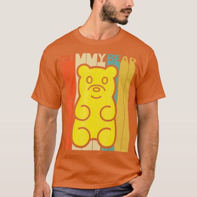 Vintager Retro-Gummibär T-Shirt (Vorderseite)