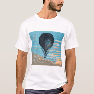 Vintager Retro-Hot-Air-Ballon-View Erster Ballon T-Shirt