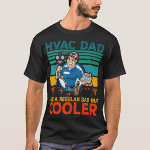 Vintager Retro HVAC Vater Happy Fathers Day HVAC T T-Shirt
