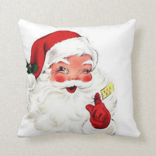 Vintager Retro Kissen-Klassiker Weihnachtsmanns Kissen