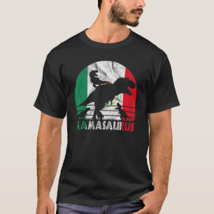 Vintager Retro Mamasaurus Sonnenuntergang für mexi T-Shirt