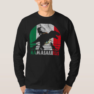 Vintager Retro Mamasaurus Sonnenuntergang für mexi T-Shirt