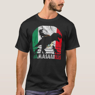 Vintager Retro Mamasaurus Sonnenuntergang für mexi T-Shirt