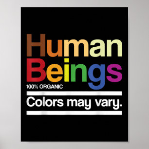 Vintager Retro Mensch 100% Bio Farben Mai Poster