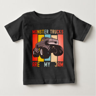 Vintager Retro - Monster Trucks sind meine Marmela Baby T-shirt
