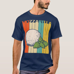 Vintager Retro Mozzarella-Käse T-Shirt
