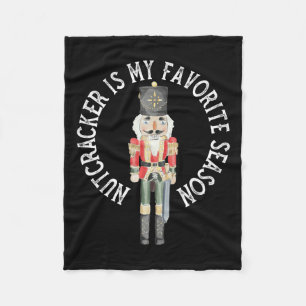 Vintager Retro Nutcracker ist meine Lieblingssaiso Fleecedecke