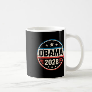 Vintager Retro Obama für Präsident 2028 T-Shirt Kaffeetasse