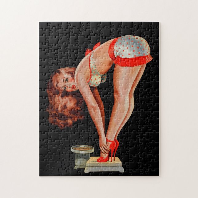 Vintager Retro Peter Driben Pinup Puzzle (Vertikal)