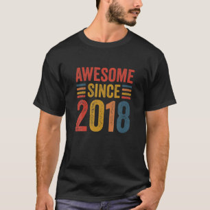 Vintager Retro Phantastisch seit 2018 4. Geburtsta T-Shirt