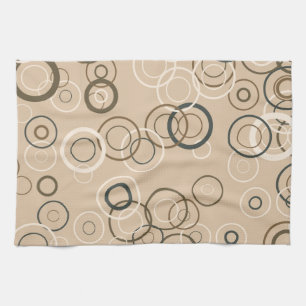 Vintager Retro-Pop Platz für Abstrakte Kunst Handtuch