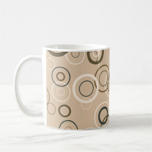 Vintager Retro-Pop Platz für Abstrakte Kunst Kaffeetasse