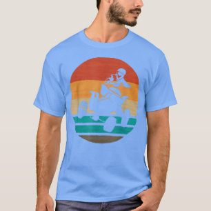 Vintager Retro Quad Bike Rider1406 T-Shirt