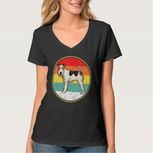 Vintager Retro-Schieber-Draht Fox Terrier Dog T-Shirt