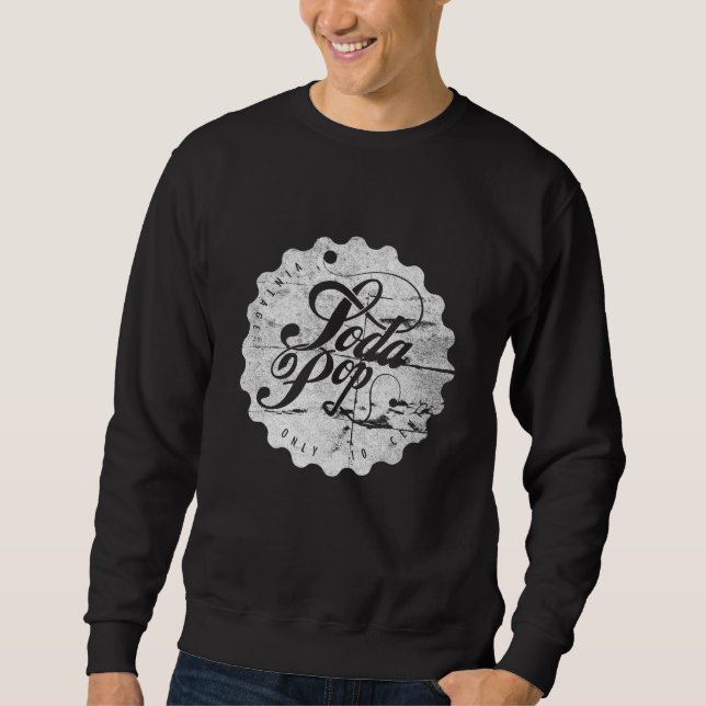 Vintager Retro-Soda-Kappe Sweatshirt (Vorderseite)