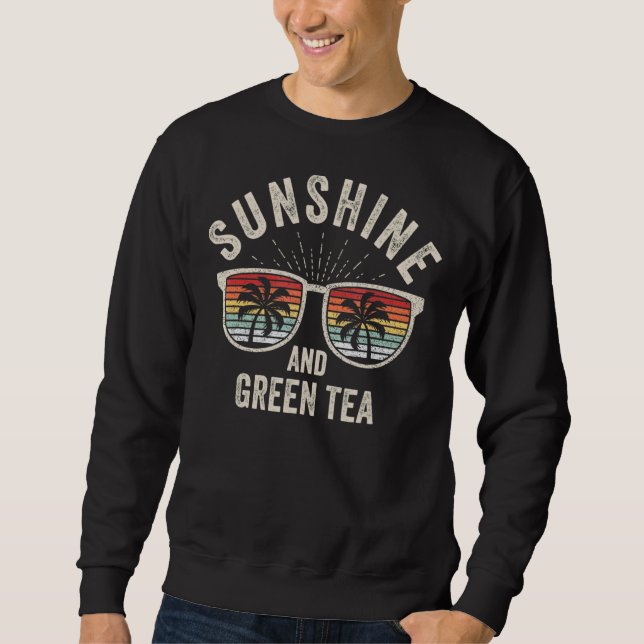Vintager Retro-Sonnenschein und Grüner Tee Sommer  (Vorderseite)