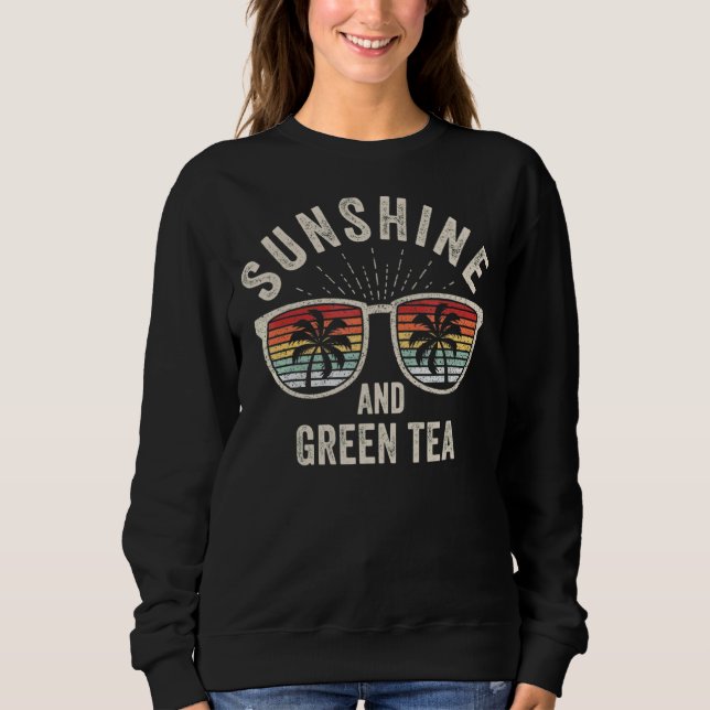 Vintager Retro-Sonnenschein und Grüner Tee Sommer  (Vorderseite)