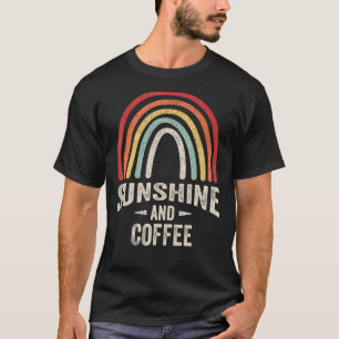 Vintager Retro-Sonnenschein und Kaffeesommer 1 T-Shirt
