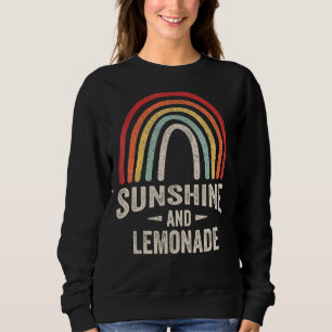 Vintager Retro-Sonnenschein und Lemonade Sommer 5 Sweatshirt