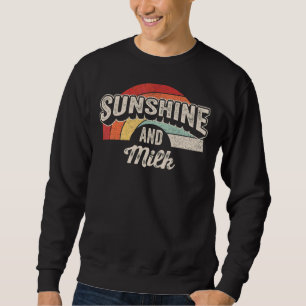 Vintager Retro-Sonnenschein und Milchsommer 2 Sweatshirt