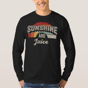Vintager Retro-Sonnenschein und Saft Sommer 3 T-Shirt