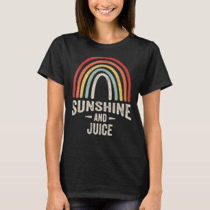 Vintager Retro-Sonnenschein und Saft Sommer 4 T-Shirt