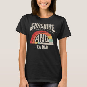 Vintager Retro-Sonnenschein und Teebeutel Sommer 7 T-Shirt