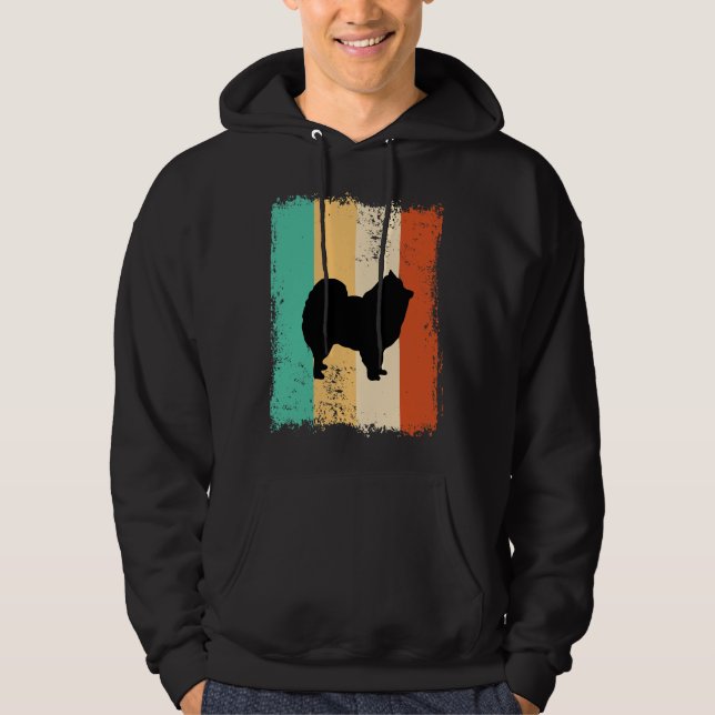 Vintager Retro-Spitz Hoodie (Vorderseite)