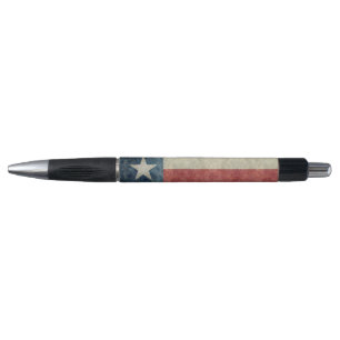 Vintager retro Stift Art der Texas-Staatsflagge