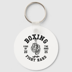 Vintager Retro-Stil Boxer Gloves King of the Ring Schlüsselanhänger