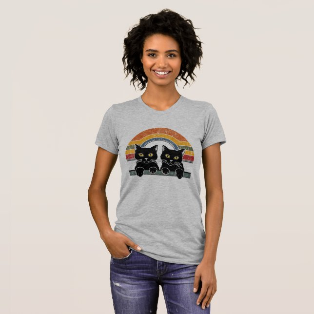 Vintager Retro-Stil T-Shirt (Vorne ganz)