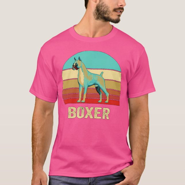 Vintager Retro-Style-Sonnenuntergang T-Shirt (Vorderseite)